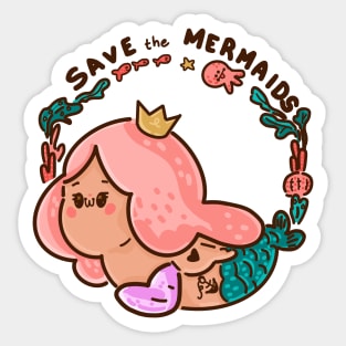 Save the Mermaids Sticker